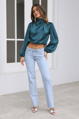 Ready To Work Top Teal