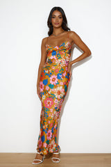 Intriguing Girl Maxi Dress Orange