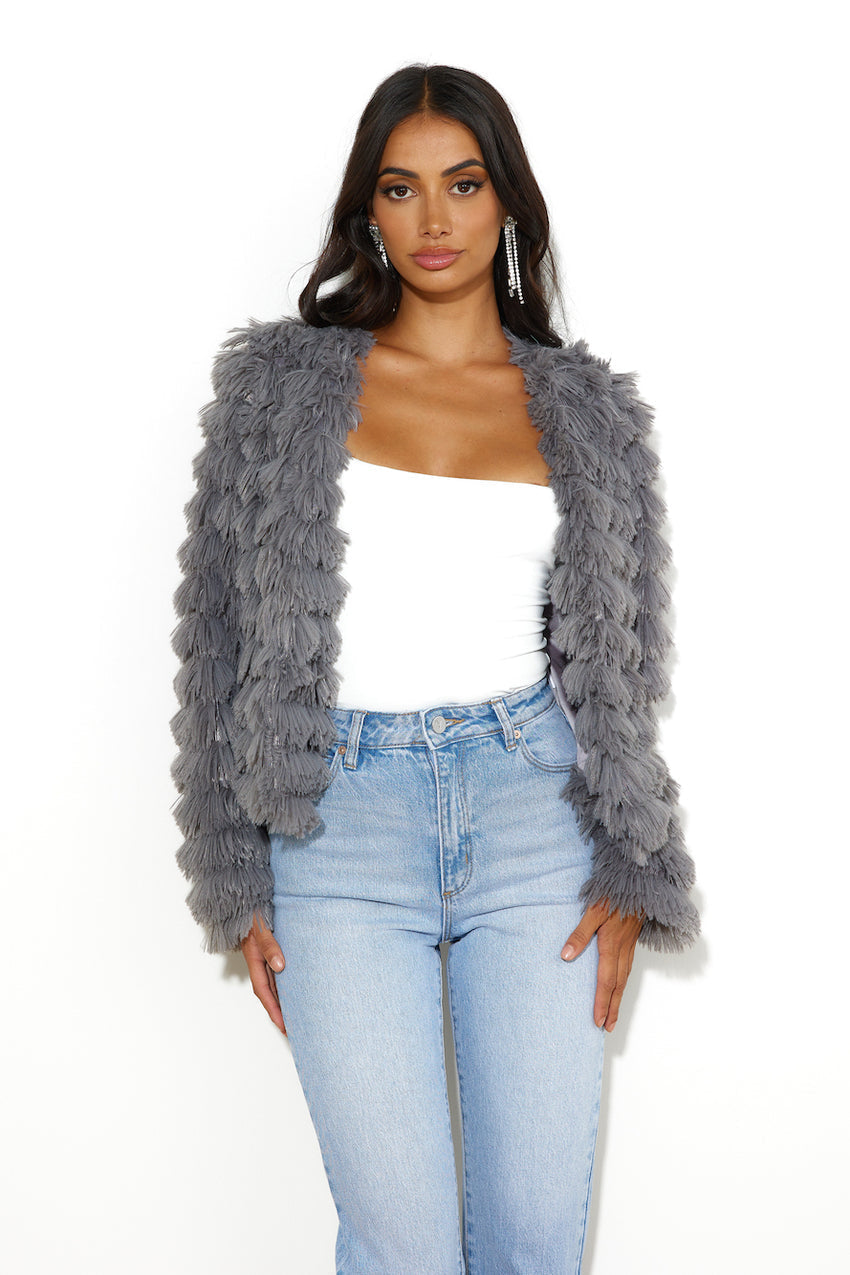 Shake It Out Jacket Charcoal