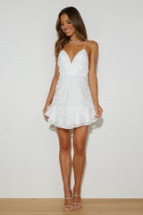 Soft Girl Era Mini Dress White