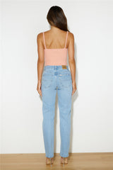 RIDERS BY LEE Mid Vintage Straight Jeans Summertime Blue