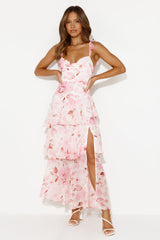 Refreshing Oasis Maxi Dress Pink