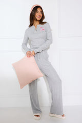 Cloud Nine Long Sleeve Pyjama Top Grey