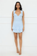 Your Wildflower Mini Dress Blue