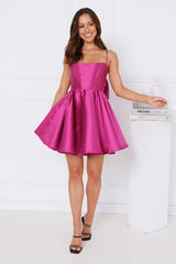 One Day Mini Dress Magenta