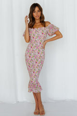 Members Only Midi Dress Lilac
