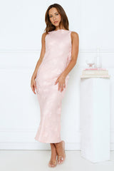 Secret Garden Affair Midi Dress Pink