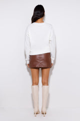 Notice You Mini Skirt Brown