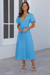 Not Of This World Midi Dress Blue