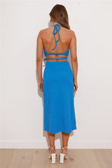 Vacation 'Fit Midi Dress Blue