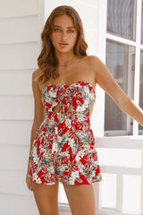 Lei On The Beach Romper Floral