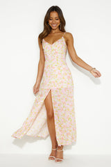 Skipping Fields Maxi Dress Pink