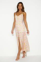 Skipping Fields Maxi Dress Pink