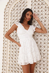 Day For It Mini Dress White