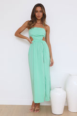 Girls On Vacay Dress Green
