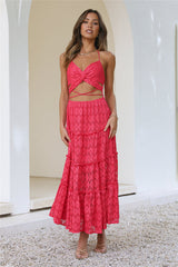 Island Love Maxi Dress Red