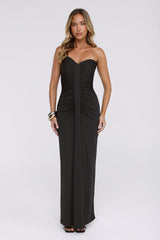 Wisp Wonder Strapless Maxi Dress Black