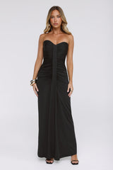Wisp Wonder Strapless Maxi Dress Black