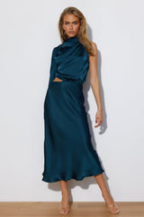 Won Over Midi Dress Teal