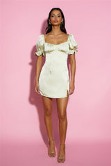 The Cutest Mini Dress Sage