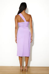 Fit In Everywhere Midi Dress Lilac