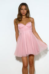 Princess Mood Mini Dress Pink