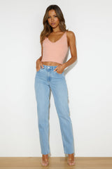 RIDERS BY LEE Mid Vintage Straight Jeans Summertime Blue
