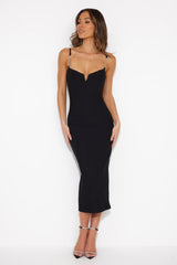 Rising Success Midi Dress Black