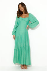 Good To Feel Maxi Dress Green