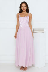 Soft Focus Girl Maxi Dress Lilac