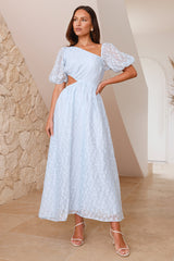 Luxe And Leisure Midi Dress Blue