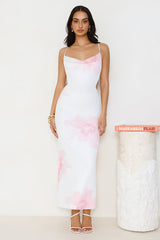 Unbothered Beauty Mesh Maxi Dress White