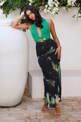 RUNAWAY Tenaya Maxi Dress Lily Print