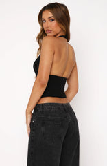 Again And Again Bustier Black