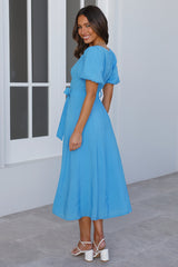 Not Of This World Midi Dress Blue