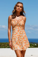 Unlikely Pair Dress Orange