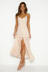 Skipping Fields Maxi Dress Pink